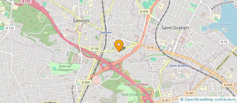 localisation de l'entreprise PASTEUR ELEC à SANNOIS