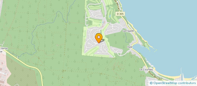 localisation de l'entreprise PASTEUR I  BISCARROSSE