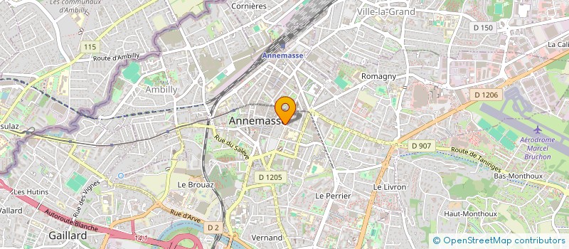localisation de l'entreprise PASTEUR IMMO à ANNEMASSE