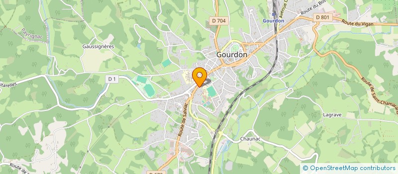 localisation de l'entreprise PASTEUR IMMOBILIER  GOURDON