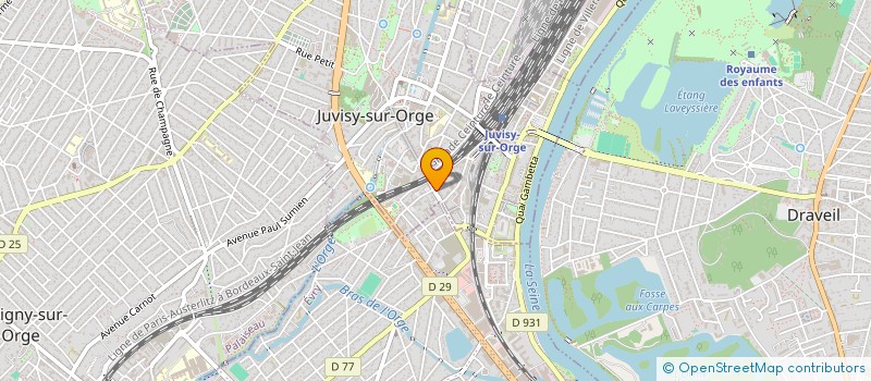 localisation de l'entreprise PASTEUR JUVISY à JUVISY-SUR-ORGE