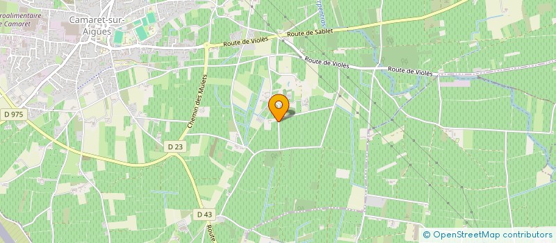 localisation de l'entreprise PASTEUR SAINT TRONQUET  CAMARET-SUR-AIGUES