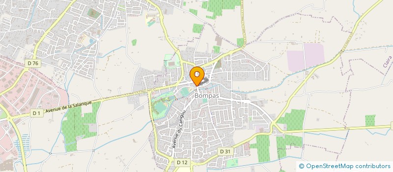 localisation de l'entreprise PASTEUR SCI  BOMPAS