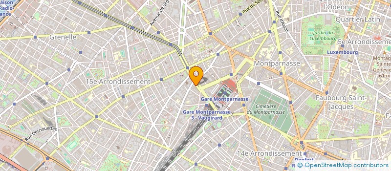 localisation de l'entreprise PASTEUR SERVICES à PARIS