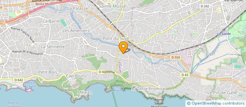localisation de l'entreprise PASTHOM  LA GARDE