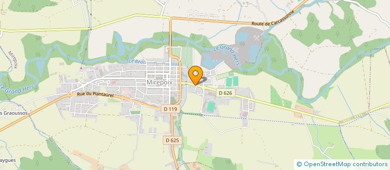 localisation de l'entreprise PASTIELLE  MIREPOIX