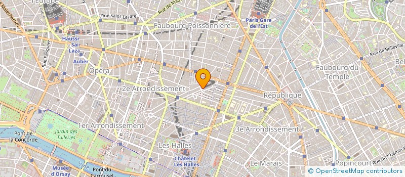 localisation de l'entreprise PASTILIO à PARIS