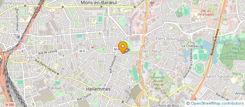 localisation de l'entreprise PASTILLE  LILLE