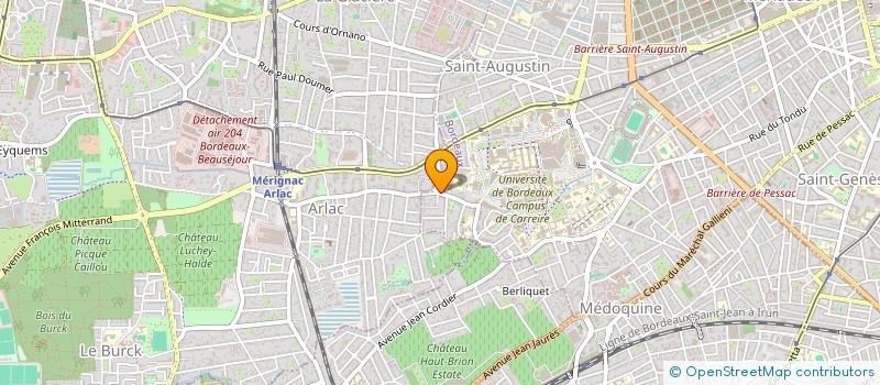 localisation de l'entreprise PASTIS  BORDEAUX