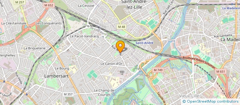 localisation de l'entreprise PASTIS ET FRICADELLE à LAMBERSART