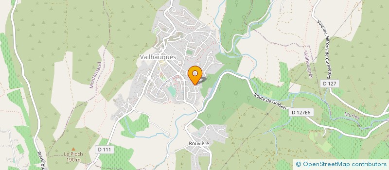localisation de l'entreprise PASTOR à VAILHAUQUES