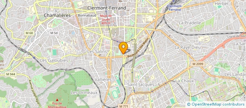 localisation de l'entreprise PASTOR  CLERMONT-FERRAND