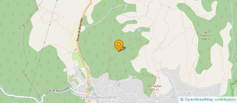 localisation de l'entreprise PASTOR  LA ROQUEBRUSSANNE