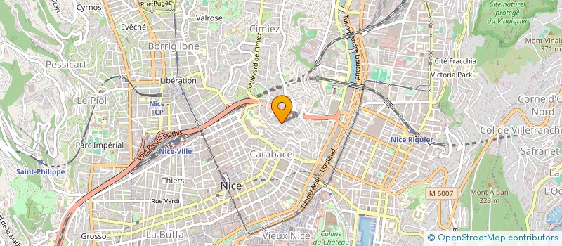 localisation de l'entreprise PASTOR BUREAUX  NICE