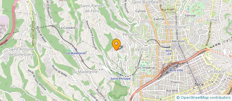 localisation de l'entreprise PASTOR CONSTRUCTIONS RENOV  NICE