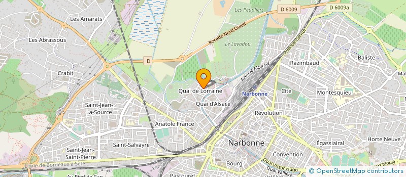 localisation de l'entreprise PASTOR ET COMPAGNIE à NARBONNE
