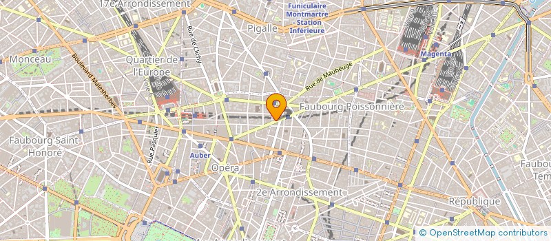 localisation de l'entreprise PASTORALE à PARIS