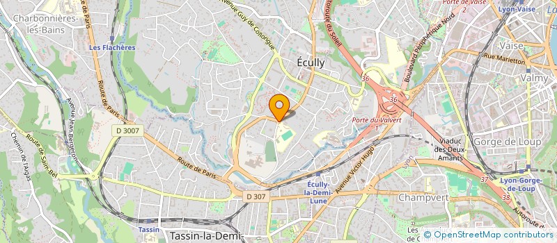 localisation de l'entreprise PASTORALE DU COLLEGE DU SACRE COEUR  ECULLY