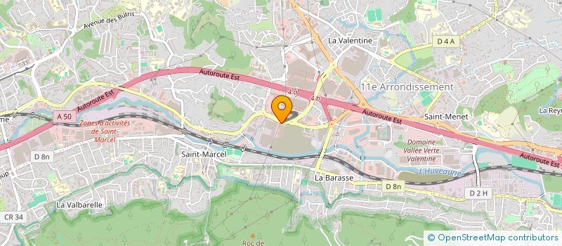 localisation de l'entreprise PASTORE RENOVATION à MARSEILLE