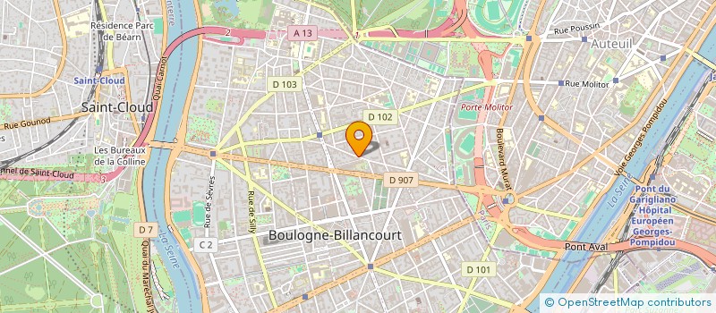 localisation de l'entreprise PASTORIMO à BOULOGNE BILLANCOURT