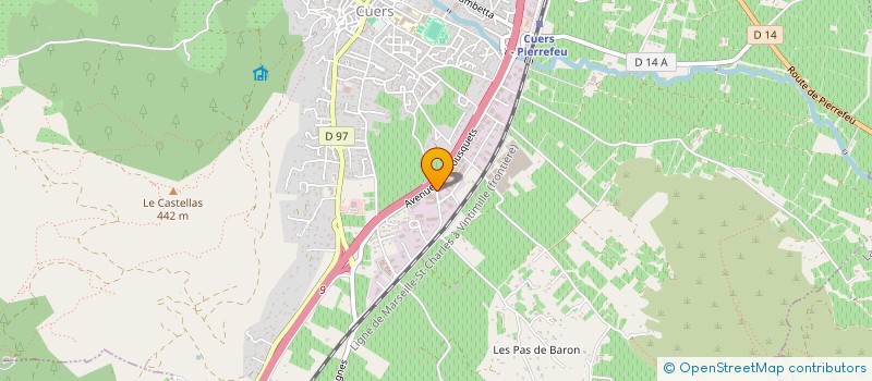localisation de l'entreprise PASTORINO CONSTRUCTIONS à CUERS