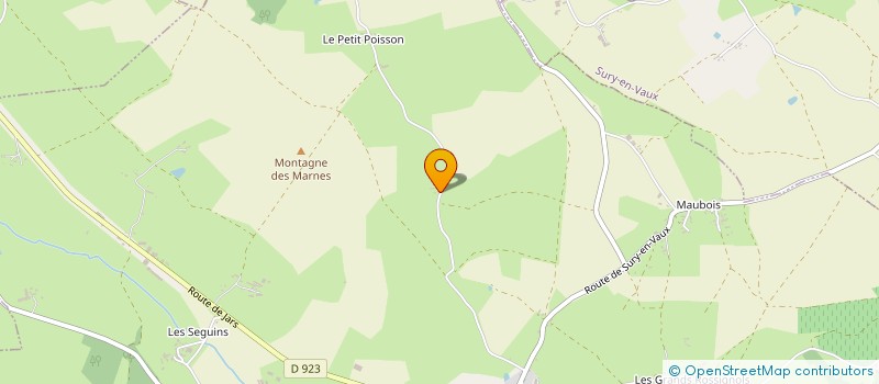 localisation de l'entreprise PASTOU PAUL ET JEAN-MARC  SURY-EN-VAUX