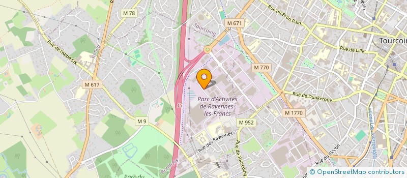 localisation de l'entreprise PASTOUR IMPRIMEUR CARTONNIER à BONDUES