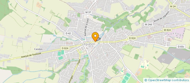 localisation de l'entreprise PASTOVILAR  LEGUEVIN