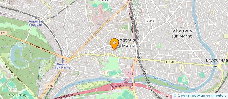 localisation de l'entreprise PASTRAND à NOGENT-SUR-MARNE