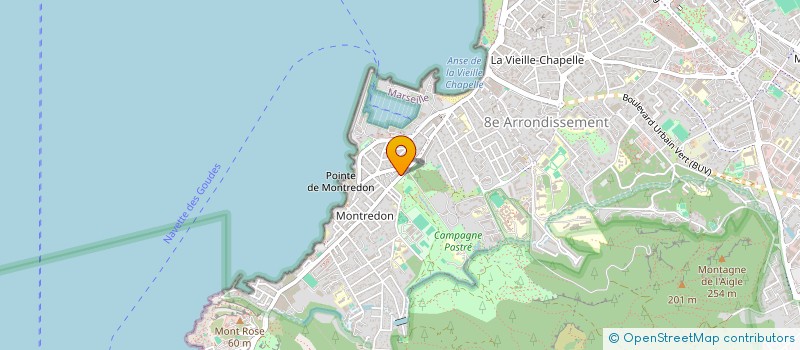 localisation de l'entreprise PASTRE à MARSEILLE