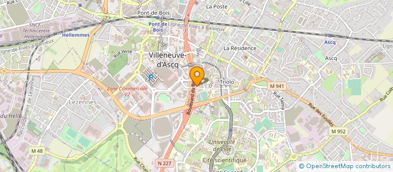 localisation de l'entreprise PASTREALISATIONS à VILLENEUVE-D'ASCQ