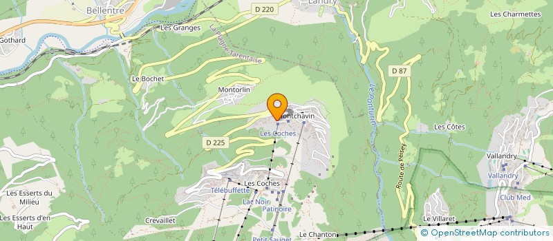 localisation de l'entreprise PASTY  LA PLAGNE TARENTAISE