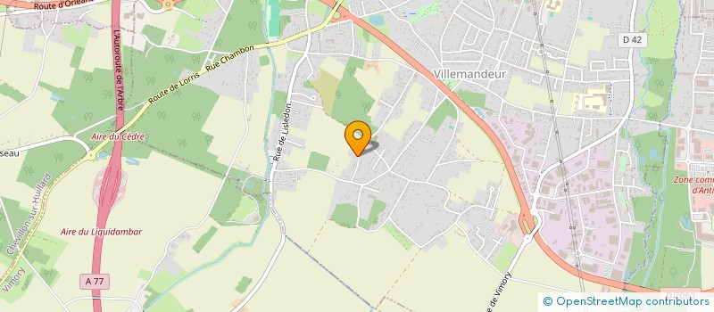 localisation de l'entreprise PASVAL à VILLEMANDEUR