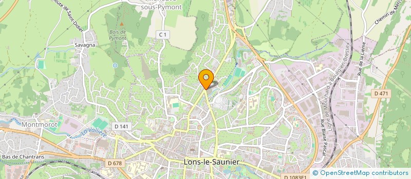 localisation de l'entreprise PASWAL  LONS-LE-SAUNIER