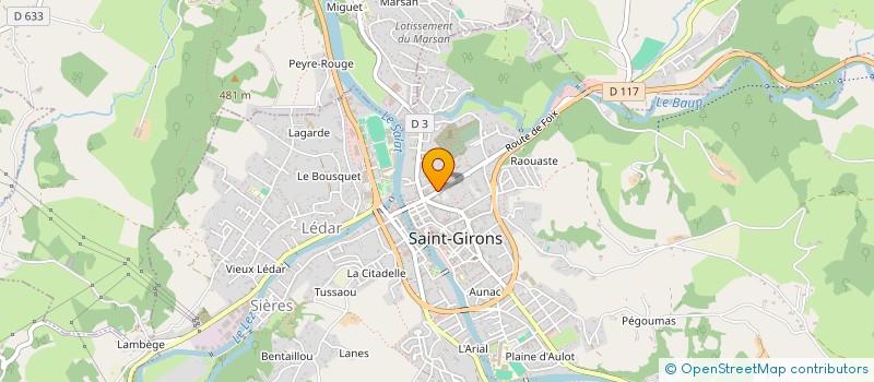 localisation de l'entreprise PASYTO à SAINT-GIRONS