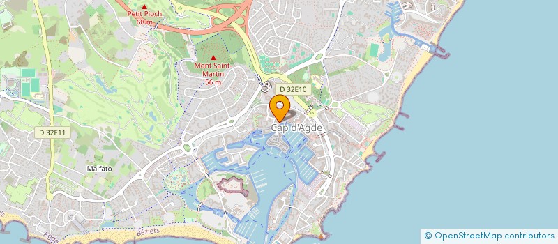 localisation de l'entreprise PAT 13  AGDE