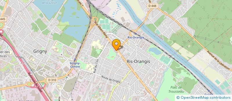 localisation de l'entreprise PAT  RIS-ORANGIS