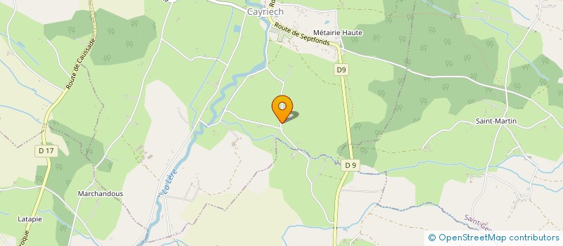 localisation de l'entreprise PAT  CAYRIECH