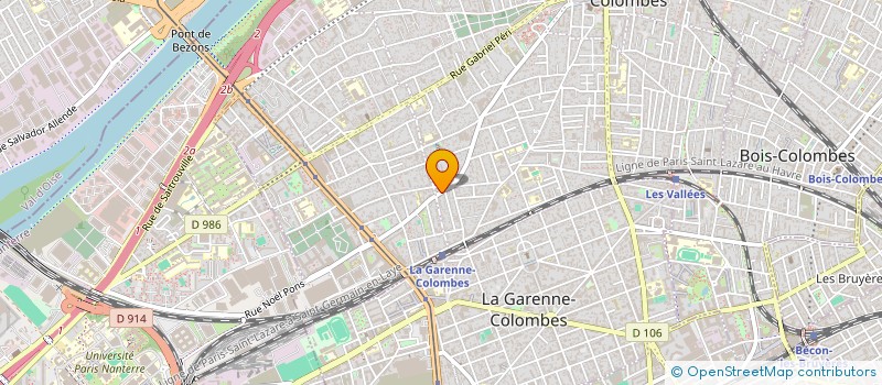 localisation de l'entreprise PAT à COLOMBES