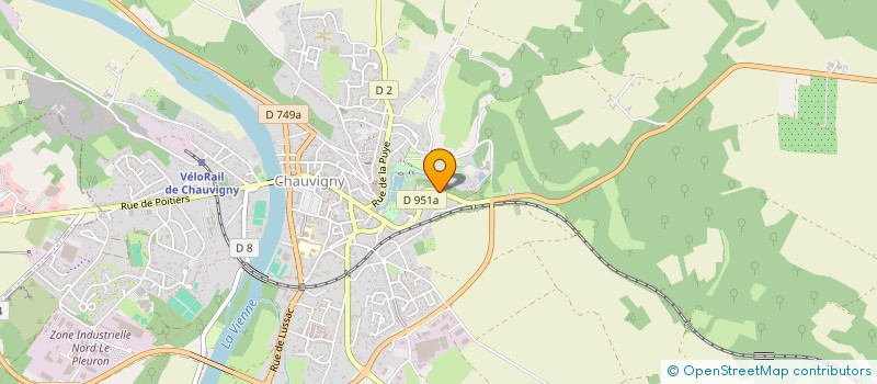 localisation de l'entreprise PAT'A MODELER  CHAUVIGNY