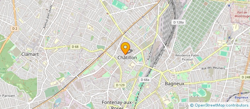 localisation de l'entreprise PAT' AFRO CUISINE  CHATILLON