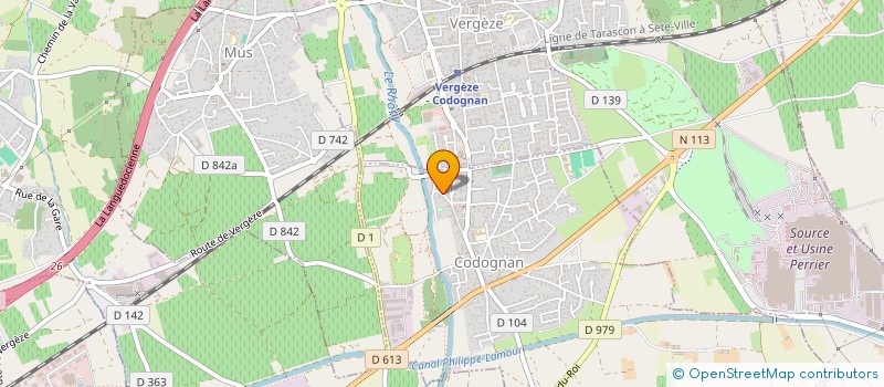 localisation de l'entreprise PAT'AGON  CODOGNAN