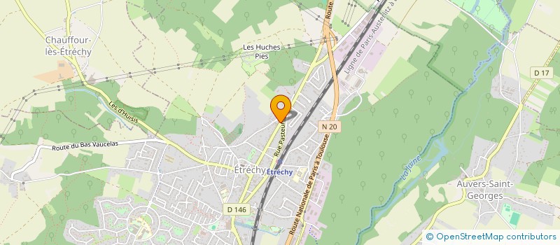 localisation de l'entreprise PAT ! COMMUNICATION GRAPHIQUE  ETRECHY