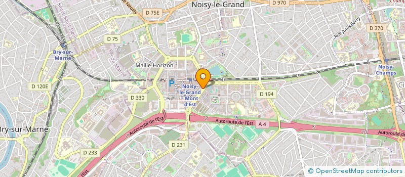 localisation de l'entreprise PAT COMMUNICATIONS  NOISY-LE-GRAND