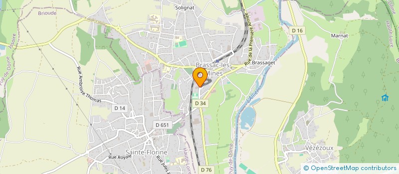 localisation de l'entreprise PAT CONCEPT 23  BRASSAC-LES-MINES