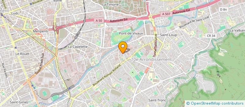 localisation de l'entreprise PAT'DENTAIRE & HYDRODIPPING à MARSEILLE