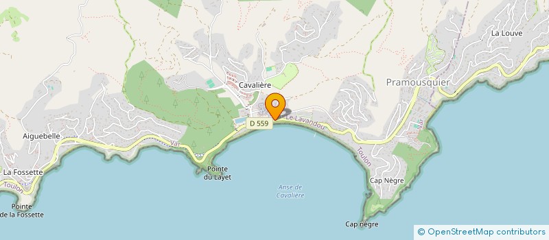 localisation de l'entreprise PAT'E MO à LE LAVANDOU
