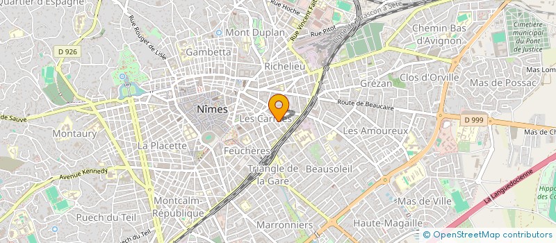localisation de l'entreprise PAT-EC  NIMES