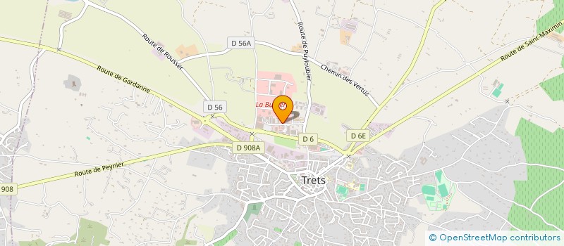 localisation de l'entreprise PAT ELEC  TRETS