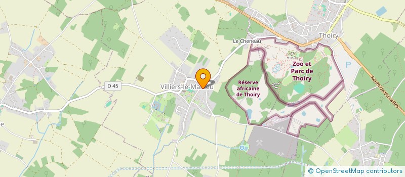 localisation de l'entreprise PAT-ELEC 78  VILLIERS-LE-MAHIEU